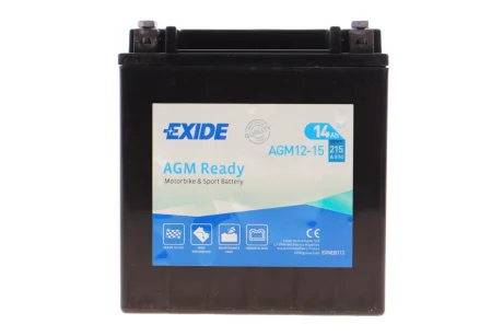 Стартерна батарея (акумулятор) EXIDE AGM12-15