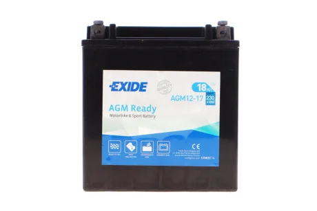 Стартерна батарея (акумулятор) EXIDE AGM12-17