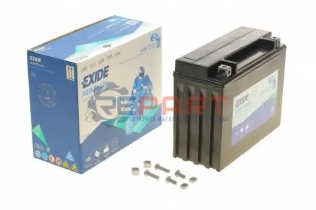 Акумуляторна батарея 21Ah/350A (205x86x162/+R/B0) (AGM) (мото) EXIDE AGM12-23 Купити в Україні