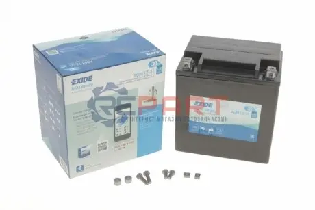 Акумуляторна батарея 30Ah/430A (166x126x175/+R/B00) (AGM) (мото) EXIDE AGM12-31 Купити в Україні