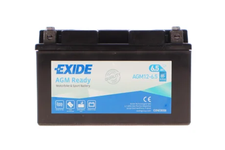Стартерна батарея (акумулятор) EXIDE AGM12-6.5