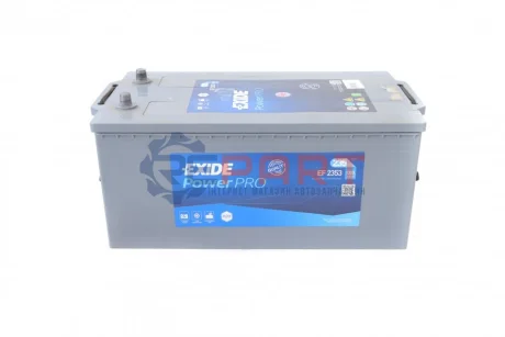 Акумуляторна батарея 235Ah/1300A (514x279x240/+L/B00) Professional Power HDX)(виготовлення - грудень 2023) EXIDE DSC_EF2353 Купити в Україні