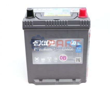 Стартерная батарея (аккумулятор) EXIDE EA406 (фото 1)