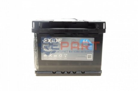 Стартерна батарея (акумулятор) EXIDE EA640 (фото 1)