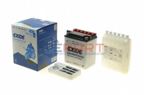 Акумуляторна батарея 14Ah/145A (134x89x165.8/+L/B0) (мото) (сухозаряджений) EXIDE EB14-A2 Купити в Україні