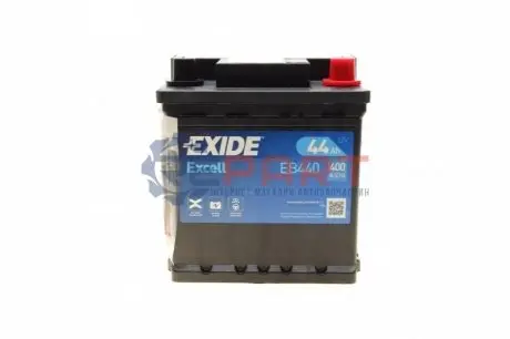 Акумуляторная батарея 44Ah/400A (175x175x190/+R/B13) Excell EXIDE EB440 Купити в Україні
