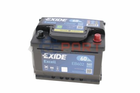 Стартерная батарея (аккумулятор) EXIDE EB602