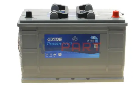 Акумуляторна батарея 120Ah/870A (349x175x235/+R/B1) PowerPro EXIDE EF1202 Купити в Україні