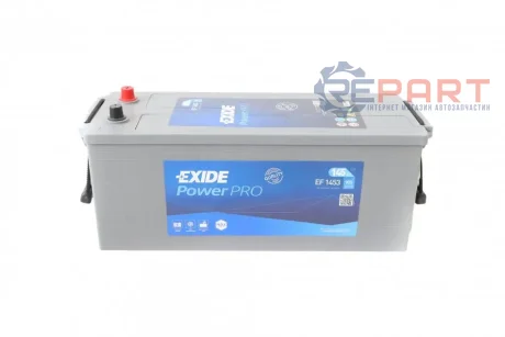 Акумуляторна батарея 145Ah/900A (513x189x223/+L/B00/B0) PowerPro EXIDE EF1453