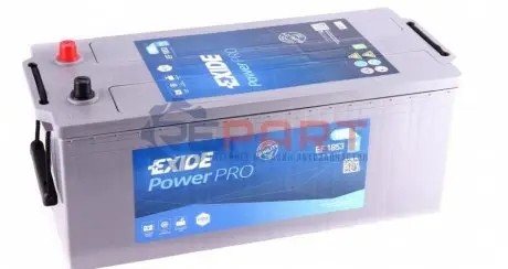 Акумуляторна батарея 185Ah/1150A (513x223x223/+L/B00) PowerPro EXIDE EF1853
