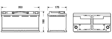 Аккумулятор EXIDE EK920 (фото 1)