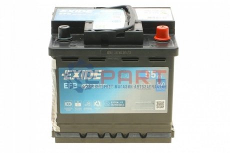 Стартерная батарея (аккумулятор) EXIDE EL550 (фото 1)