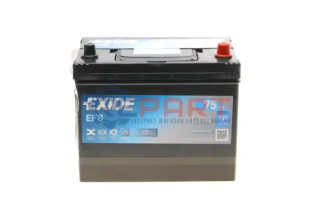 Стартерная батарея (аккумулятор) EXIDE EL754 Купить в Украине