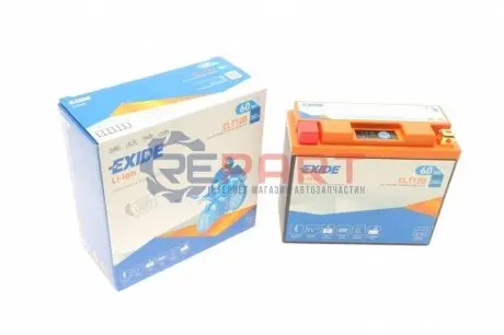 Акумуляторная батарея 5Ah/260A (150x65x130/+L/B0) (Li-ion) (мото) EXIDE ELT12B Купити в Україні
