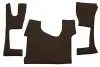 Килимок на місце для ніг F-CORE (FCOREFL34BROWN) зображення 1