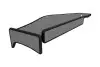 Полиця кабіни F-CORE (FCOREFT25GRAY) зображення 3