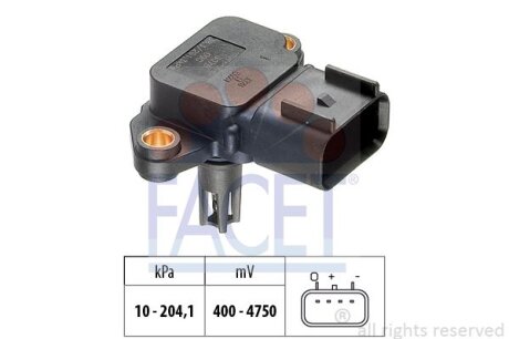 Датчик абсолютного тиску (Manifold Air Pressure Sensor, MAP sensor) FACET 10.3213