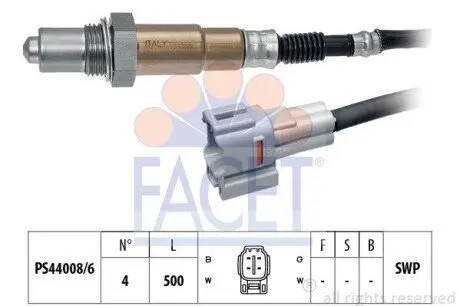 Лямбда-зонд FACET 10.7565 Купити в Україні