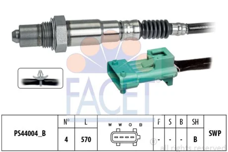 OXYGEN SENSORS FACET 108246 Купити в Україні