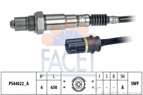 Лямбда зонд MB A-class (W168) M166/C-class (W203/W204)/E-class (E211/E212) 02-15 (M271) FACET 10.8287 Купити в Україні