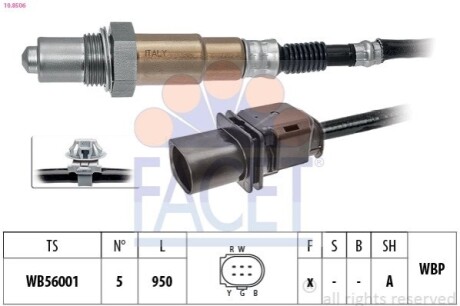 Автозапчасть FACET 108506