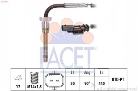 Автозапчасть FACET 220125