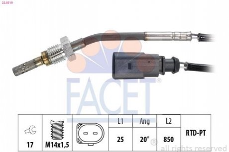 Автозапчастина FACET 220319