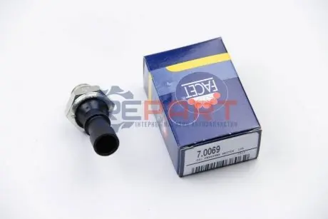 Датчик давления масла (0,5bar/1 конт./черный)) LANOS/ASTRA F/G 1.2-3.2 84- FACET 7.0069 Купить в Украине