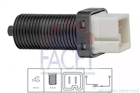 Выключатель фонаря сигнала тормоза FACET 71070