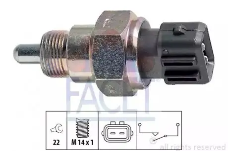 Датчик заднего хода Fabia 99-03/Octavia 96-10/Cadd 96-00 FACET 7.6216 Купить в Украине