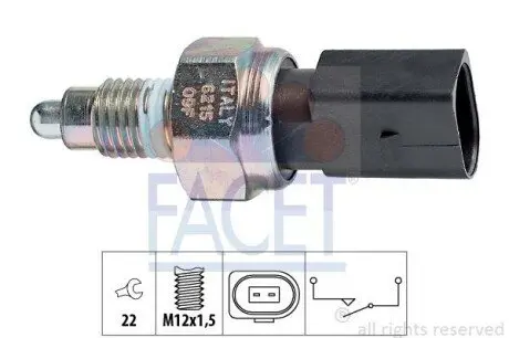 Датчик заднего хода Megane/Scenic/X-Trail 01- FACET 7.6231 Купить в Украине