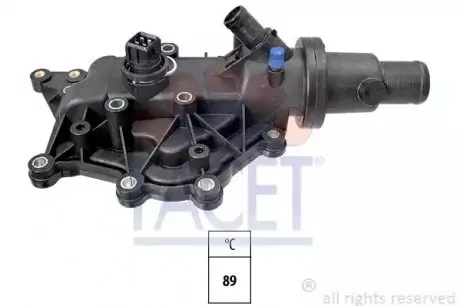 Термостат Renault Clio/Megane 1.4/1.6 02- (89°C) FACET 7.8705 Купити в Україні