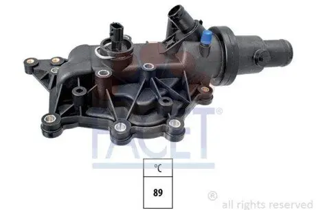 Термостат Renault Clio/Megane 1.4/1.6 02- (89°C) FACET 7.8706 Купити в Україні