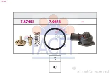Термостат FACET 7.8745K Купить в Украине