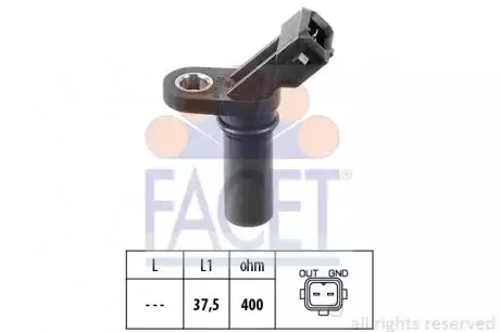 Датчик положення колінвалу Ford Transit 2.0/2.3 16V 94-06 FACET 90188 Купити в Україні