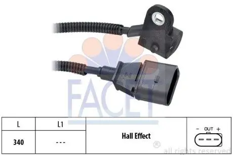 Датчик положения распредвала FACET 9.0423 Купити в Україні