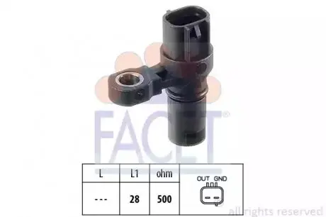 Інші елементи трансмісії FACET 9.0441 Купити в Україні