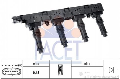 Котушка запалення FACET 9.6300