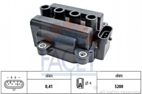 Катушка воспаления FACET 96418