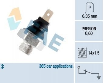 Датчик давления смазки FAE 11260