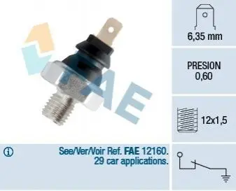 Гідравлічний вимикач FAE 11650