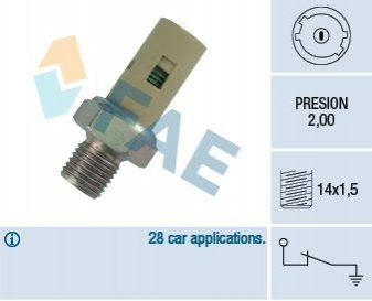 Датчик давления смазки FAE 12360