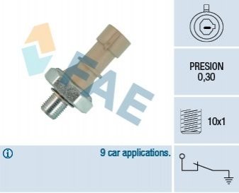 Датчик давления смазки FAE 12437 (фото 1)