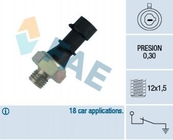 Датчик тиску мастила FAE 12440