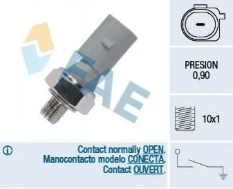 Датчик давления смазки FAE 12884