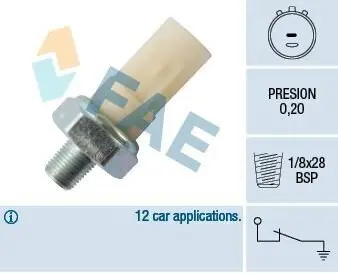Датчик давления смазки FAE 12991