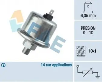 Датчик, тиск оливи FAE 14600