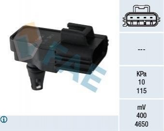 Датчик, давление во впускном газопроводе FAE 15049 (фото 1)