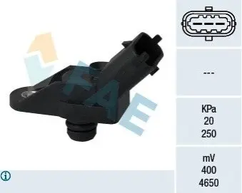 Датчик, тиск впускної труби FAE 15057