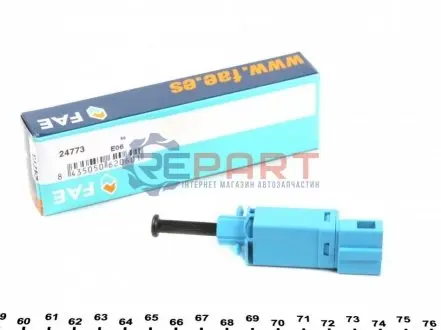 Вимикач світла гальма FORD GALAXY I SEAT AROSA SUBARU FORESTER VW CADDY II, LUPO I, POLO, POLO III, POLO III CLASSIC 03.95-05.08 FAE 24773 Купити в Україні